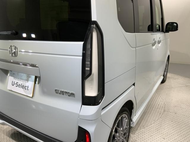 Ｎ－ＢＯＸカスタム ターボ　ＨＳＥＮＳＩＮＧ新車保証試乗車ワンオ－ナ－　イモビライザー　１オナ　衝突被害軽減　キーフリー　ＥＳＣ　パワステ　ＤＶＤ再生　両席エアバック　サイドエアバッグ　ターボ車　ＵＳＢ接続　スマキー　Ｂカメ（45枚目）