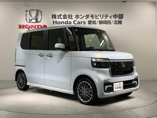 Ｎ－ＢＯＸカスタム ターボ　ＨＳＥＮＳＩＮＧ新車保証試乗車ワンオ－ナ－　イモビライザー　１オナ　衝突被害軽減　キーフリー　ＥＳＣ　パワステ　ＤＶＤ再生　両席エアバック　サイドエアバッグ　ターボ車　ＵＳＢ接続　スマキー　Ｂカメ（52枚目）