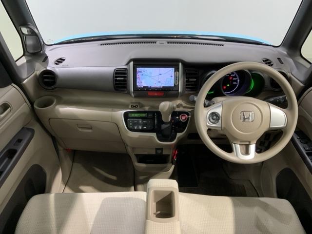 N-BOX G・Lパッケージ あんしんPKG 1年保証 ナビVXM-155VSi TV Rカメラ BTオ-ディオ DVD ETC HID 両側電動ドア VSA スマ-トキ- 盗難防止装置 整備記録簿 AAC ベンチシ-ト 両PSD(7枚目)