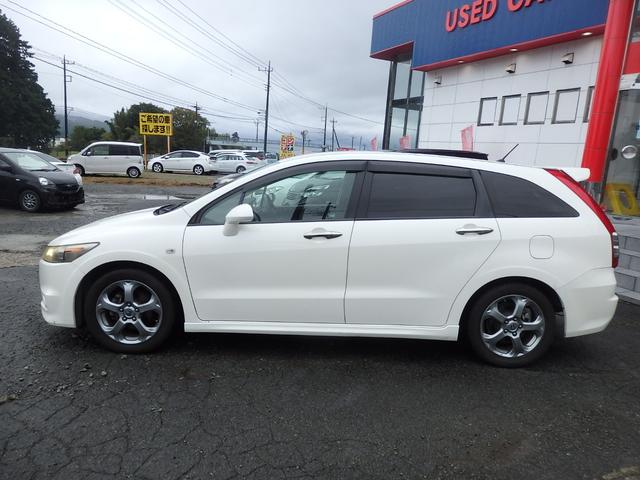 ストリーム RSZ 1年保証付 バックカメラ ETC HIDヘッドライト オートライト キーレスエントリー パドルシフト オートエアコン 電動格納ミラー バニティミラー フォグランプ 純正アルミホイール パワーウィンドウ(11枚目)