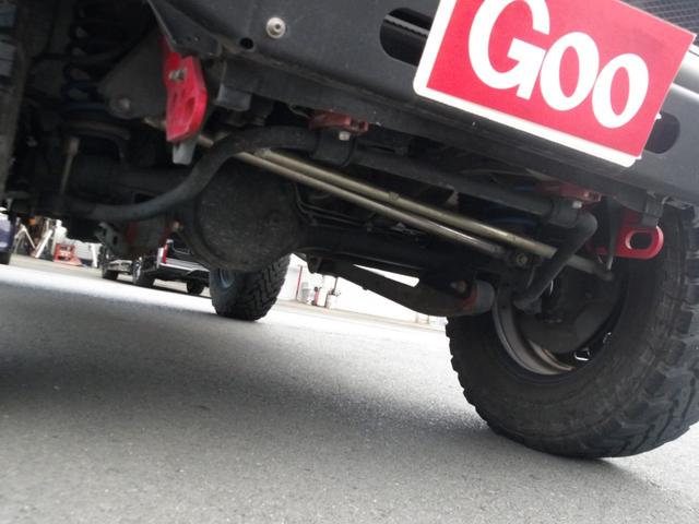 ジムニー ランドベンチャー モンスタースポーツコンプリト 1オーナー ハイトアップサスペション足回カスタム ルーフキャリアー ブースト計 社外マフラ-&グリル&前後バンパー 天井デッドニング デイトナ16インチ225/75R16(5枚目)