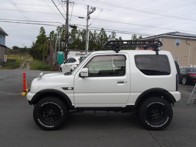 ジムニー ランドベンチャー モンスタースポーツコンプリト 1オーナー ハイトアップサスペション足回カスタム ルーフキャリアー ブースト計 社外マフラ-&グリル&前後バンパー 天井デッドニング デイトナ16インチ225/75R16(7枚目)