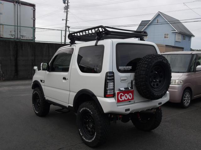 ジムニー ランドベンチャー モンスタースポーツコンプリト 1オーナー ハイトアップサスペション足回カスタム ルーフキャリアー ブースト計 社外マフラ-&グリル&前後バンパー 天井デッドニング デイトナ16インチ225/75R16(10枚目)