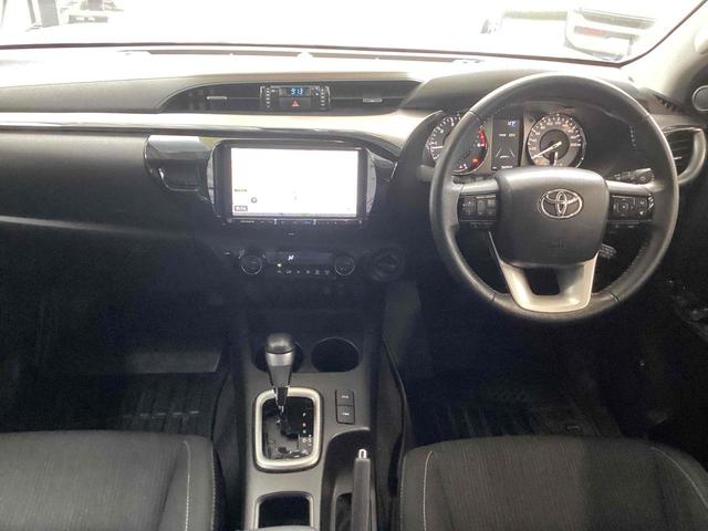 ハイラックス Ｚ　修復歴無し　４ＷＤ　クリアランスソナー　オートクルーズコントロール　レーンアシスト　ナビ　地デジＴＶ　バックカメラ　スマートキー　アイドリングストップ　電動格納ミラー　オートライト　ＥＴＣ　エアコン（12枚目）