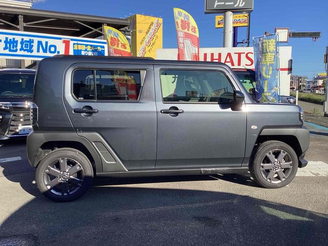 タフト Ｇ　ダーククロムベンチャー　車検Ｒ１０年５月　修復歴無　地デジＴＶ　Ｂｌｕｅｔｏｏｔｈ接続　フルオートエアコン　ＵＳＢ　アイドリングＳＴＯＰ　シートヒーター付き　リアカメラ　電格ミラー　衝突安全ボディ　盗難防止システム（4枚目）