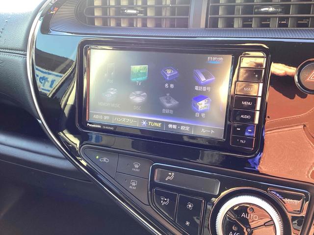 アクア S ドライブレコーダー ETC バックカメラ ナビ 地デジTV クリアランスソナー レーンアシスト 衝突被害軽減システム スマートキー 電動格納ミラー CVT CD オートエアコン(18枚目)