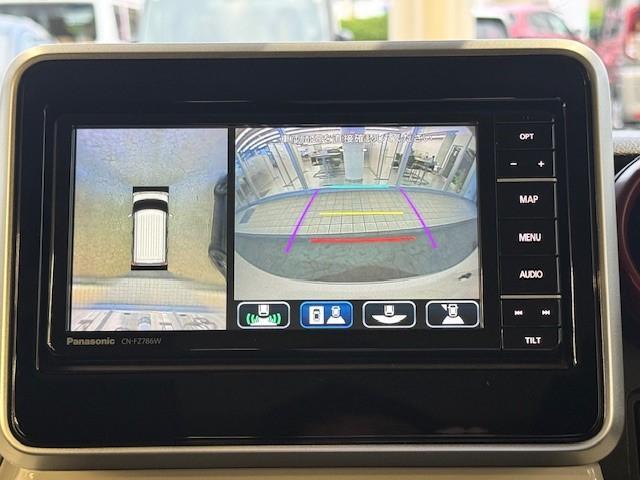 フレアワゴン ハイブリッドＸＳ　ＨＹＢＲＩＤ　ＸＳ　衝突被害軽減ブレーキ、パーキングセンサー、両側電動スライドドア、全方位モニター、ナビ、ＥＴＣ、１４インチスチ（10枚目）