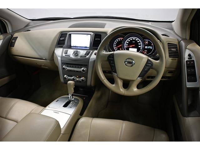 ムラーノ ２５０ＸＶ　ＦＯＵＲ　４ＷＤ　サンルーフ　革シート　オートクルーズコントロール　ＨＩＤヘッドライト　ＨＤＤナビ　バックカメラ　ＥＴＣ　フルセグ　ミュージックプレイヤー接続可　ＤＶＤ再生　ＣＤ　アルミホイール　スマートキー（4枚目）