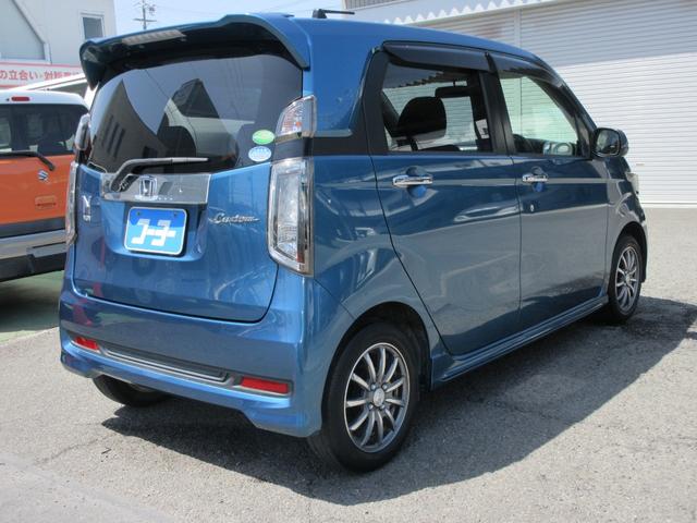 Ｎ－ＷＧＮカスタム Ｇ　オートライト　ＨＩＤ　スマートキー　アイドリングストップ　電動格納ミラー　ベンチシート　ＣＶＴ　盗難防止システム　ＡＢＳ　ＥＳＣ　ＣＤ　ミュージックプレイヤー接続可　アルミホイール　衝突安全ボディ（15枚目）