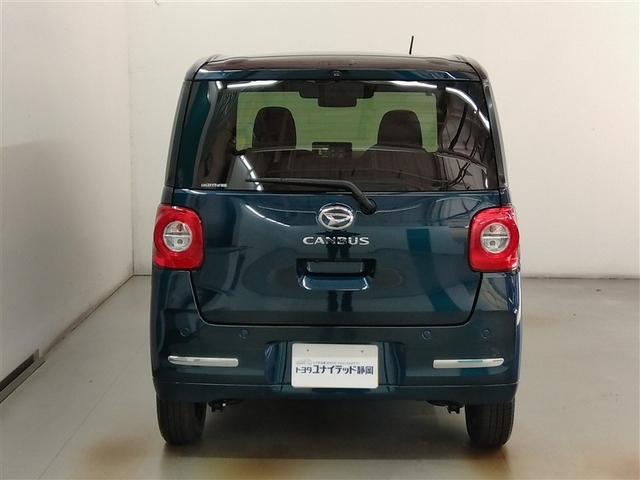 ムーヴキャンバス セオリーＧターボ　安全装備　衝突被害軽減システム　横滑り防止機能　ＡＢＳ　エアバッグ　オートクルーズコントロール　盗難防止装置　アイドリングストップ　バックカメラ　ミュージックプレイヤー接続可　ＣＤ　スマートキー（4枚目）