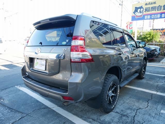 ランドクルーザープラド TX Lパッケージ メーカーナビ フェンダーミラーレス 寒冷地仕様 ETC2.0 クリアランスソナー 1オーナー 禁煙車 LEDヘッドライト ルーフレール 社外17インチアルミ 3列シート(52枚目)