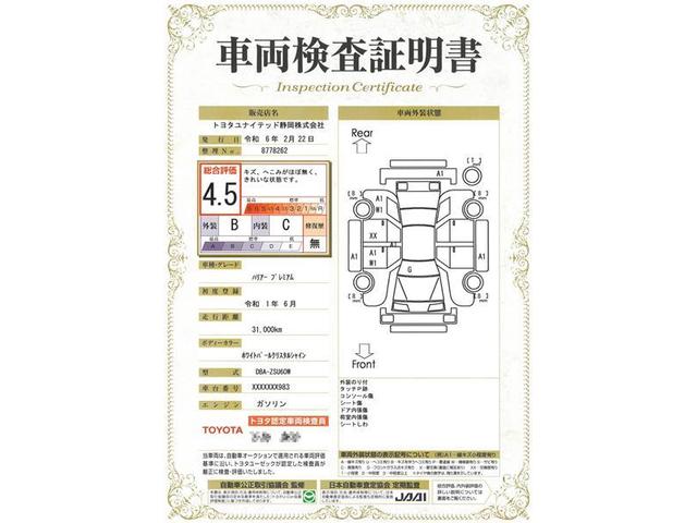 プレミアム　ワンオーナー　電動シート　安全装備　衝突被害軽減システム　横滑り防止機能　ＡＢＳ　エアバッグ　オートクルーズコントロール　盗難防止装置　アイドリングストップ　バックカメラ　ミュージックプレイヤー接続可(20枚目)