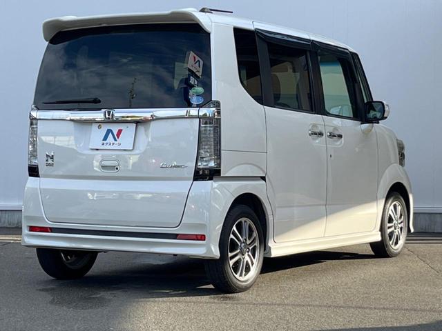 Ｎ－ＢＯＸカスタム Ｇ・Ｌパッケージ　電動スライドドア　禁煙車　ナビ　バックカメラ　ＥＴＣ　ドライブレコーダー　スマートキー　ＨＩＤヘッドライト　ステアリングスイッチ　純正１４インチアルミホイール　フォグライト（18枚目）