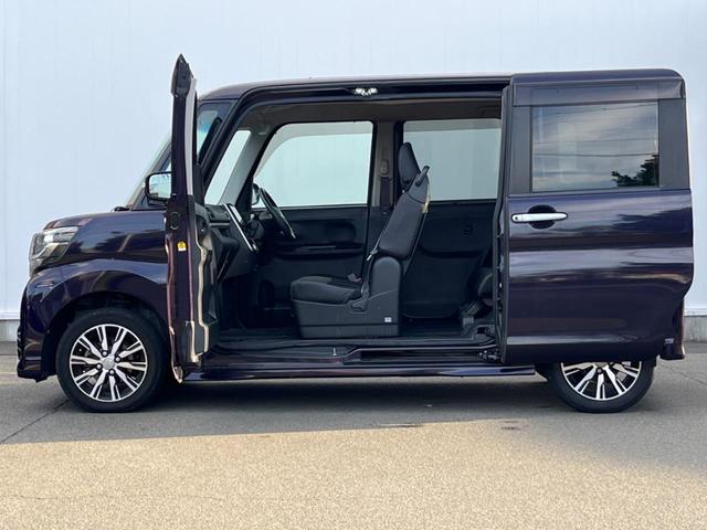 タント カスタムＸ　トップエディションＳＡＩＩＩ　電動スライドドア　純正ＳＤナビ　バックカメラ　衝突被害軽減システム　禁煙車　ハーフレザーシート　シートヒーター　スマートキー　ＬＥＤヘッド　オートハイビーム　オートライト　オートエアコン（47枚目）