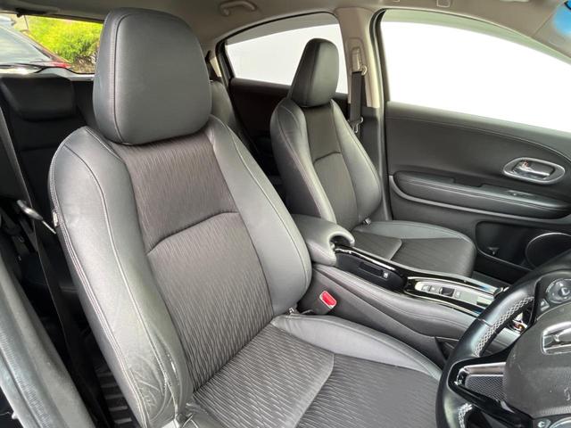 ヴェゼル ハイブリッドＺ・ホンダセンシング　純正ＳＤナビ　バックカメラ　衝突被害軽減システム　レーダークルーズ　禁煙車　ハーフレザーシート　コーナーセンサー　スマートキー　ＬＥＤヘッド　ビルトインＥＴＣ　車線逸脱警報　オートライト（9枚目）