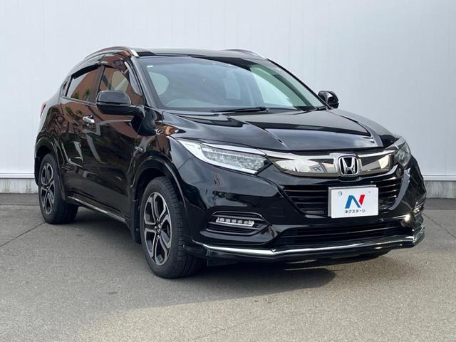 ヴェゼル ハイブリッドＺ・ホンダセンシング　純正ＳＤナビ　バックカメラ　衝突被害軽減システム　レーダークルーズ　禁煙車　ハーフレザーシート　コーナーセンサー　スマートキー　ＬＥＤヘッド　ビルトインＥＴＣ　車線逸脱警報　オートライト（17枚目）