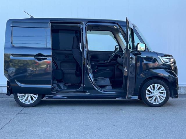 スペーシアカスタム ハイブリッドGS 電動スライドドア 衝突被害軽減システム 禁煙車 シートヒーター コーナーセンサー スマートキー LEDヘッド ETC 純正14インチアルミ オートライト オートエアコン Bluetooth CD(42枚目)