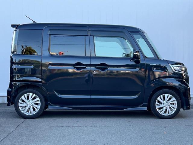 スペーシアカスタム ハイブリッドGS 電動スライドドア 衝突被害軽減システム 禁煙車 シートヒーター コーナーセンサー スマートキー LEDヘッド ETC 純正14インチアルミ オートライト オートエアコン Bluetooth CD(43枚目)