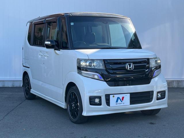 Ｎ－ＢＯＸカスタム ２トーンカラースタイル　Ｇ・ターボＬパッケージ　両側電動ドア　バックカメラ　禁煙車　スマートキー　ＨＩＤヘッド　ビルトインＥＴＣ　クルコン　純正１５インチアルミ　オートライト　オートエアコン　Ｂｌｕｅｔｏｏｔｈ　ＣＤ　ＤＶＤ再生　フルセグ（17枚目）