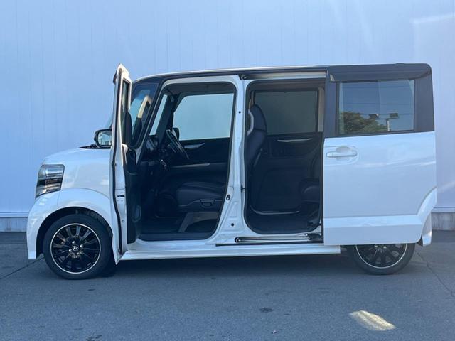 Ｎ－ＢＯＸカスタム ２トーンカラースタイル　Ｇ・ターボＬパッケージ　両側電動ドア　バックカメラ　禁煙車　スマートキー　ＨＩＤヘッド　ビルトインＥＴＣ　クルコン　純正１５インチアルミ　オートライト　オートエアコン　Ｂｌｕｅｔｏｏｔｈ　ＣＤ　ＤＶＤ再生　フルセグ（45枚目）