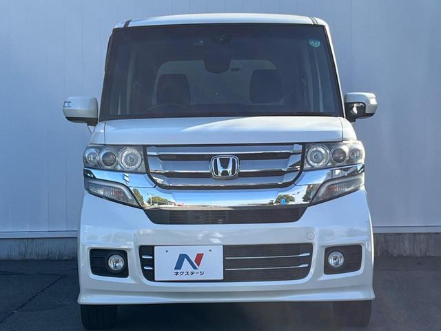 N-BOXカスタム G・Lパッケージ 電動スライドドア SDナビ バックカメラ 100V電源 禁煙車 ドラレコ コーナーセンサー HIDヘッド ETC 純正14インチアルミ オートライト オートエアコン Bluetooth CD(15枚目)
