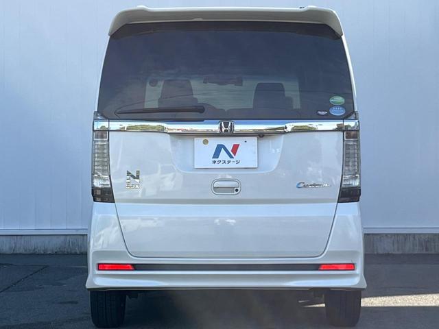 N-BOXカスタム G・Lパッケージ 電動スライドドア SDナビ バックカメラ 100V電源 禁煙車 ドラレコ コーナーセンサー HIDヘッド ETC 純正14インチアルミ オートライト オートエアコン Bluetooth CD(16枚目)