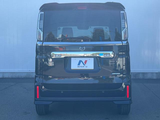 フレアワゴンカスタムスタイル ハイブリッドＸＴ　両側電動ドア　ＳＤナビ　全周囲カメラ　衝突被害軽減システム　ハーフレザーシート　シートヒーター　ＬＥＤヘッド　ビルトインＥＴＣ　クルコン　純正１５インチアルミ　車線逸脱警報　オートライト（16枚目）