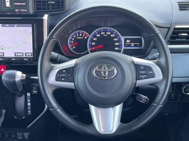 ルーミー カスタムＧ－Ｔ　両側電動ドア　ＳＤナビ　後席モニター　バックカメラ　衝突被害軽減システム　ＨＩＤヘッド　ビルトインＥＴＣ　クルコン　純正１５インチアルミ　オートライト　オートエアコン　Ｂｌｕｅｔｏｏｔｈ　ＣＤ（12枚目）