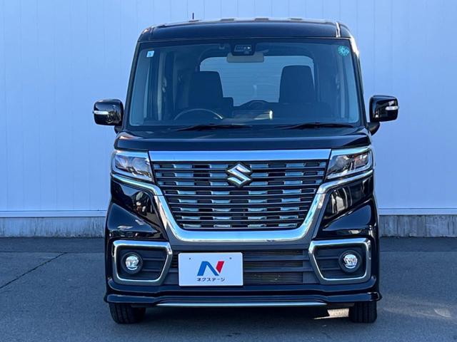 スペーシアカスタム ハイブリッドＧＳ　電動スライドドア　ＳＤナビ　バックカメラ　衝突被害軽減システム　禁煙車　シートヒーター　コーナーセンサー　スマートキー　ＬＥＤヘッド　ビルトインＥＴＣ　純正１４インチアルミ　オートライト（15枚目）