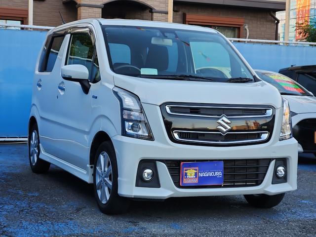 ワゴンＲスティングレー ハイブリッドＸ　ナビ　フルセグ　ＤＶＤ再生　Ｂｌｕｅｔｏｏｔｈ　ＥＴＣ　シートヒーター　オートライトＬＥＤ　フォグランプ　アイドリングストップ　純正アルミ（16枚目）