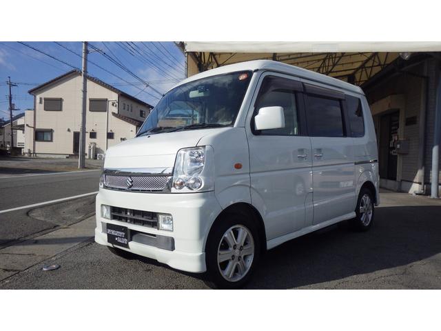 エブリイワゴン ＰＺターボスペシャル　ハイルーフ　メッシュグリル　パールホワイト　両側パワースライドドアオートステップ　純正アルミ　キーレス　車検令和８年７月まで　オートエアコン　ターボ車（2枚目）