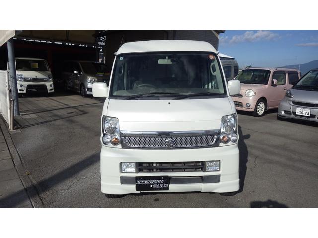 エブリイワゴン ＰＺターボスペシャル　ハイルーフ　メッシュグリル　パールホワイト　両側パワースライドドアオートステップ　純正アルミ　キーレス　車検令和８年７月まで　オートエアコン　ターボ車（3枚目）