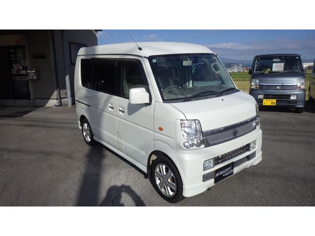 エブリイワゴン ＰＺターボスペシャル　ハイルーフ　メッシュグリル　パールホワイト　両側パワースライドドアオートステップ　純正アルミ　キーレス　車検令和８年７月まで　オートエアコン　ターボ車（4枚目）