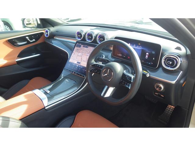 Cクラス C220dアバンギャルド AMGラインパッケージ レザーエクスクルーシブパッケージ ブラウンブラックレザーシート 純正ナビ地デジTV 360°カメラ ヘッドアップディスプレイシートヒーターベンチレーター パワートランク マルチカラーアンビエントライト(14枚目)