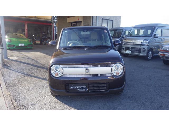 アルトラパン Ｓ　純正ディスチャージヘッドライト　禁煙車　ケンウッドＳＤナビ地デジフルセグＴＶ　ブルートゥース　ＤＶＤ再生　スマートキー＆プッシュスタート　シートヒーター　　純正ドアバイザー　アイドリングストップ（3枚目）