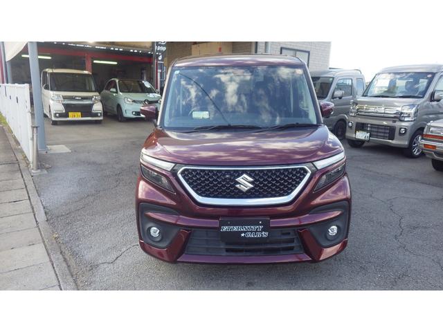 ソリオバンディット ハイブリッドＭＶ　ワンオーナー　全方位カメラ　１０インチナビ地デジフルセグＴＶ　デュアルカメラブレーキサポート　両側ワンタッチパワースライドドア　ナビ連携ドライブレコーダ　シートヒーター　ビルトインＥＴＣ　スマートキー（3枚目）