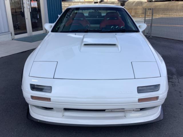 サバンナＲＸ－７ ＧＴ－Ｘ　自社マフラー／５ＭＴ／ＲＡＹＳ１８インチホイール／ＲＥＣＡＲＯシート／Ｄｅｆｉ追加メーター／オールペン／ハイフロウターボ／パワーＦＣ／カロッツェリアナビ、スピーカー／ＨＫＳＥＶＣ／ＫＯＹＯラジ（6枚目）
