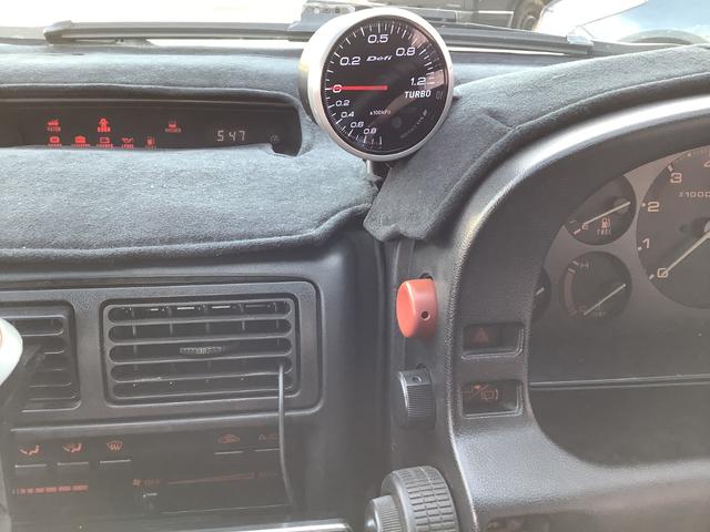 サバンナＲＸ－７ ＧＴ－Ｘ　自社マフラー／５ＭＴ／ＲＡＹＳ１８インチホイール／ＲＥＣＡＲＯシート／Ｄｅｆｉ追加メーター／オールペン／ハイフロウターボ／パワーＦＣ／カロッツェリアナビ、スピーカー／ＨＫＳＥＶＣ／ＫＯＹＯラジ（25枚目）