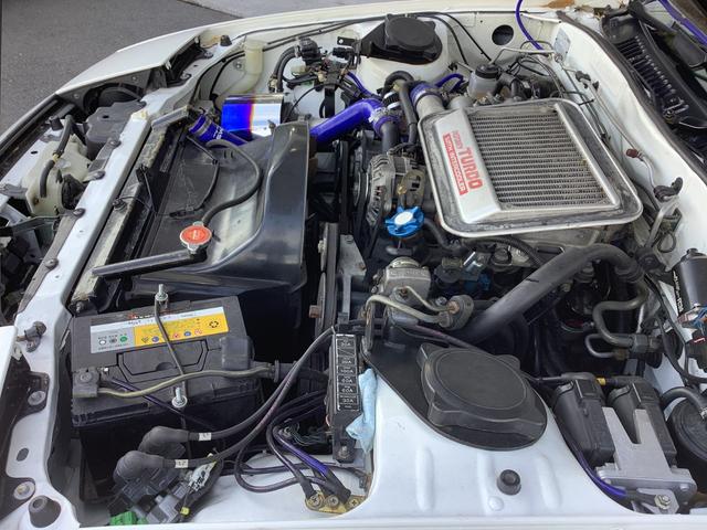 サバンナＲＸ－７ ＧＴ－Ｘ　自社マフラー／５ＭＴ／ＲＡＹＳ１８インチホイール／ＲＥＣＡＲＯシート／Ｄｅｆｉ追加メーター／オールペン／ハイフロウターボ／パワーＦＣ／カロッツェリアナビ、スピーカー／ＨＫＳＥＶＣ／ＫＯＹＯラジ（34枚目）