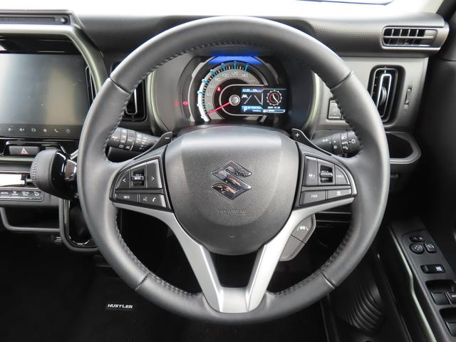 ハスラー タフワイルドターボ 3型 オートライト Bluetooth 純正ナビ プッシュスタート シートヒーター オートエアコン スズキセーフティーサポート アイドリングストップ 盗難防止システム(13枚目)