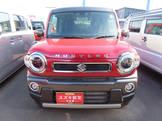 ハスラー ＨＹＢＲＩＤ　Ｘターボ　３型　オートライト　スライドドア　Ｂｌｕｅｔｏｏｔｈ　純正ナビ　プッシュスタート　シートヒーター　オートエアコン　スズキセーフティーサポート　アイドリングストップ　盗難防止システム（6枚目）