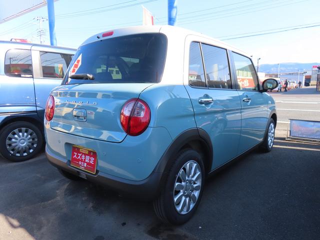 アルトラパン X 5型 バックカメラ オートライト プッシュスタート シートヒーター オートエアコン スズキセーフティーサポート アイドリングストップ 盗難防止システム(4枚目)