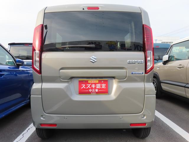 スペーシア ＨＹＢＲＩＤ　Ｇ　オートライト　スライドドア　プッシュスタート　オートエアコン　スズキセーフティーサポート　盗難防止システム（7枚目）