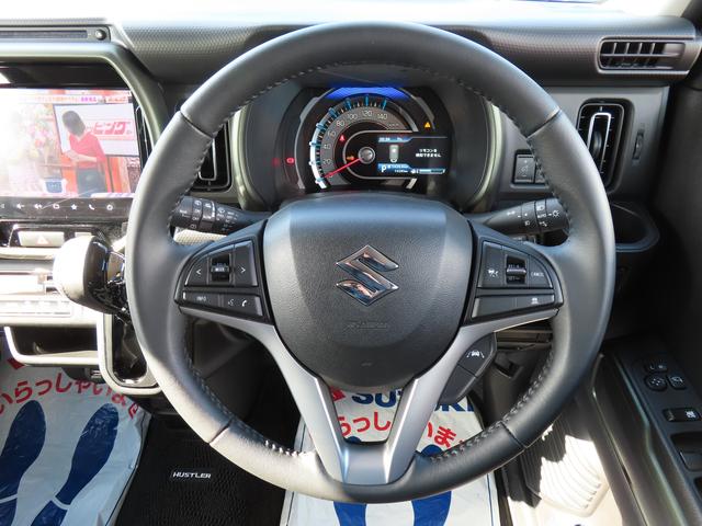 ハスラー タフワイルド　３型　オートライト　Ｂｌｕｅｔｏｏｔｈ　純正ナビ　プッシュスタート　シートヒーター　オートエアコン　スズキセーフティーサポート　アイドリングストップ　盗難防止システム（16枚目）