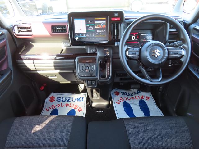 スペーシアカスタム カスタム　ＨＹＢＲＩＤ　ＧＳ　オートライト　Ｂｌｕｅｔｏｏｔｈ　スライドドア　純正ナビ　プッシュスタート　シートヒーター　オートエアコン　スズキセーフティーサポート　アイドリングストップ　盗難防止システム（38枚目）