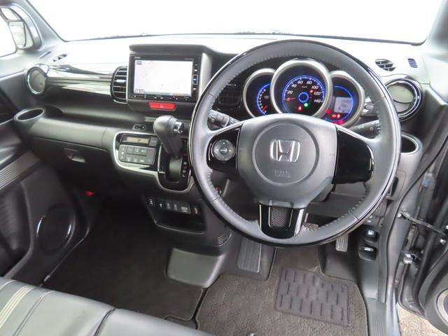 N-BOXスラッシュ G・Lインテリアカラーパッケージ 禁煙 ETC付 Sヒーター ナビTV ESC ドラレコ デュアルエアバック AC リヤカメラ サイドエアバッグ USB スマートキー 運転席エアバッグ ABS 記録簿(14枚目)