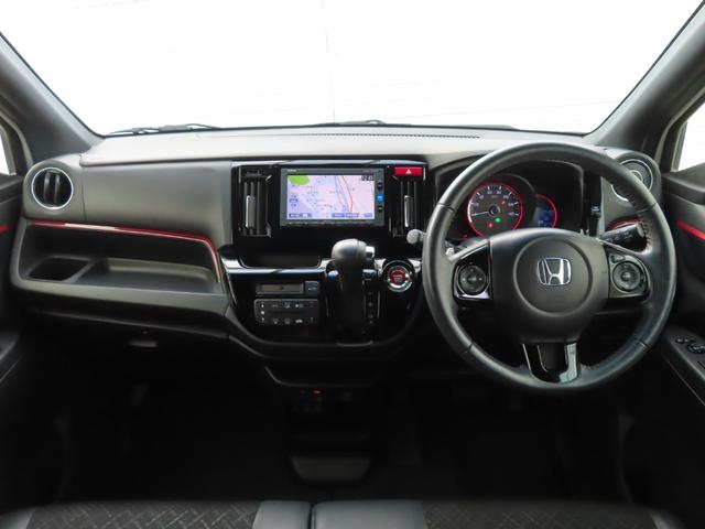 Ｎ－ＷＧＮカスタム ＧターボＳＳ２トーンカラースタイルパッケージ　フルセグテレビ　禁煙　ＵＳＢ　オートクルーズ　ＥＳＣ　ＤＶＤ　ＡＢＳ　ＥＴＣ　キーフリー　ナビＴＶ　ターボ車　ベンチシート　盗難防止装置　Ｉストップ（3枚目）