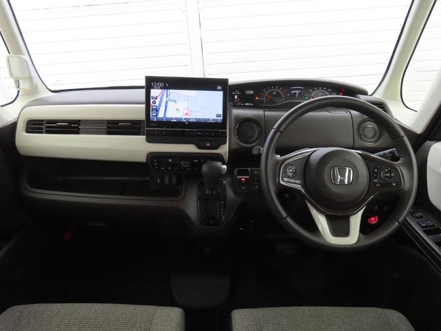 Ｎ－ＢＯＸ ＥＸ・ターボ　ＤＶＤ　ＬＥＤ　リアカメラ　ワンオーナー　衝突被害軽減システム　両側電動スライドドア　シートヒーター　クルコン　ターボ　ドライブレコーダー　フルセグ　ＥＴＣ（3枚目）