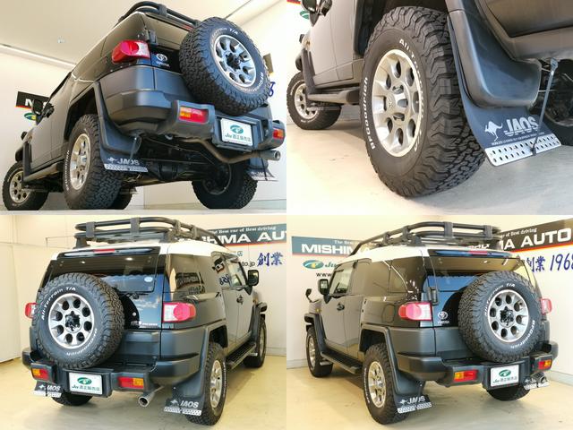 JAOS FJクルーザー専用 マッドフラップ 4枚セット マッドガードⅢ B610245+B621001+B621001 マッドガードIII 汎用 Lサイズ 2枚