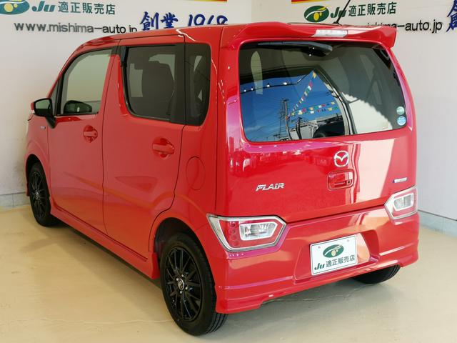 フレア ハイブリッドＸＳ　衝突被害軽減　車線逸脱防止　ヘッドアップディスプレイ　ＬＥＤヘッドライト　シートヒーター　スマートキー＆プッシュスタート　本革ステアリング　オートＡＣ　ブラックインテリア　社外ナビ　ＢＬＵＥＴＯＯＴＨ（8枚目）